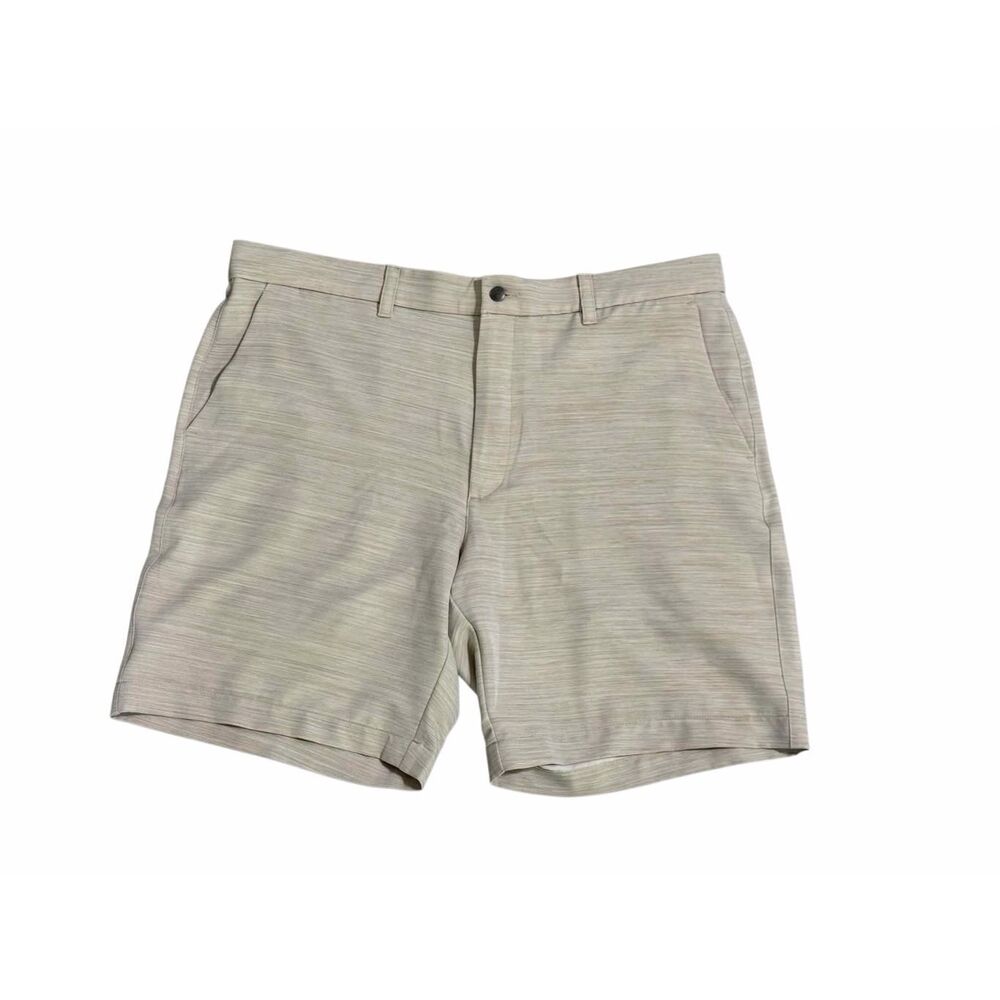 Callaway Men's Golf Shorts Size 38 Beige Stretch Performance Casual 8.5” Inseam